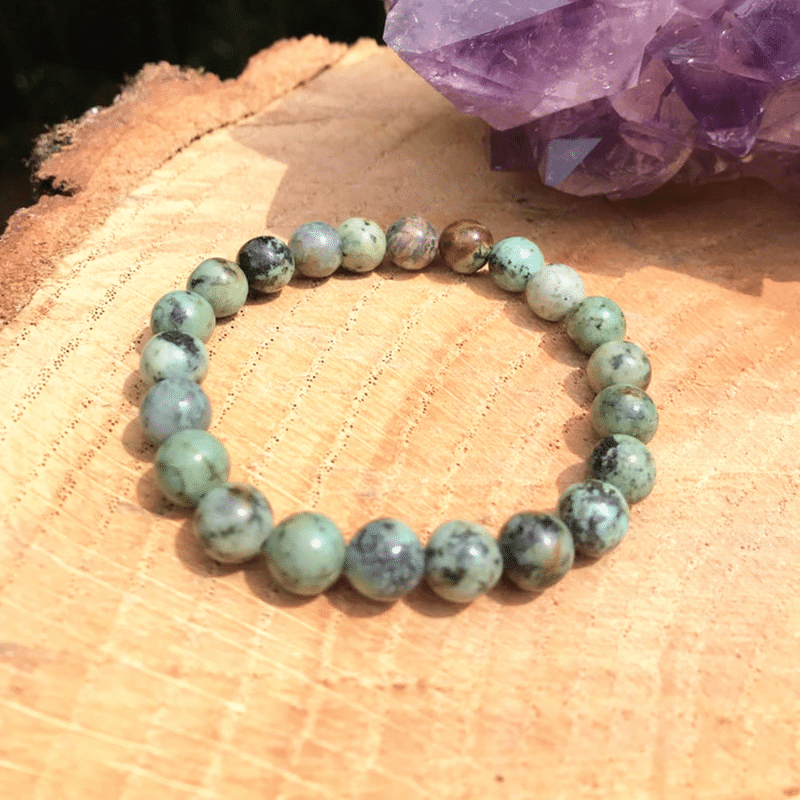 Bracelet de Turquoise Africaine | Lithothérapie Stéphanie