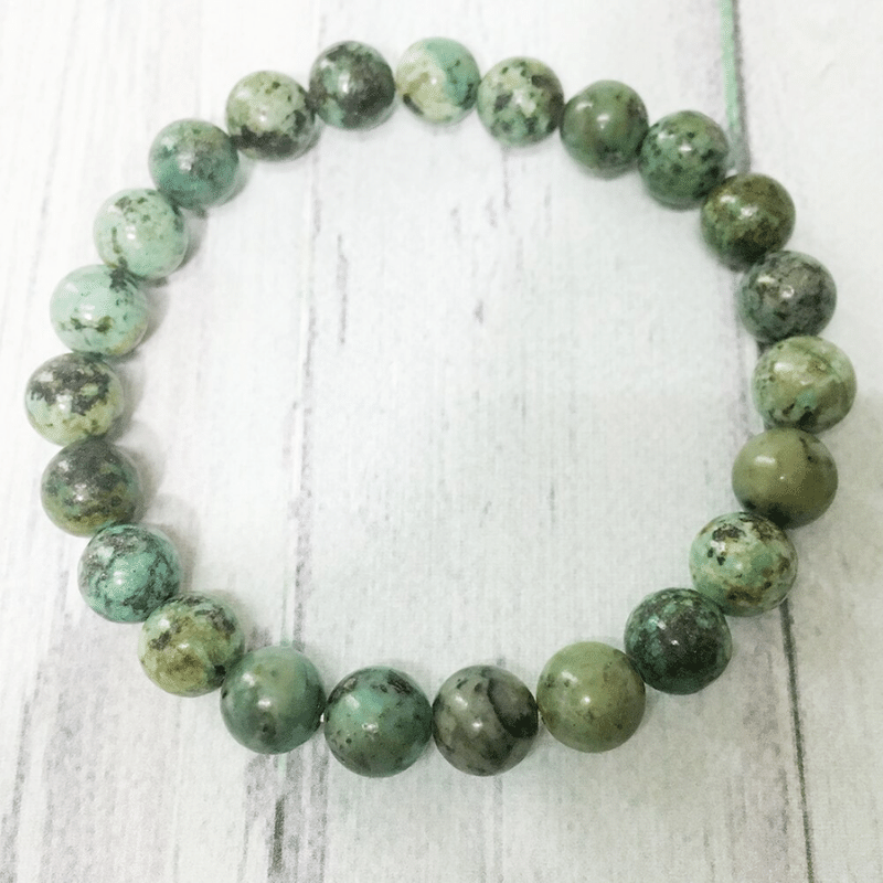 Bracelet Pierre Turquoise Africaine | Lithothérapie Stéphanie