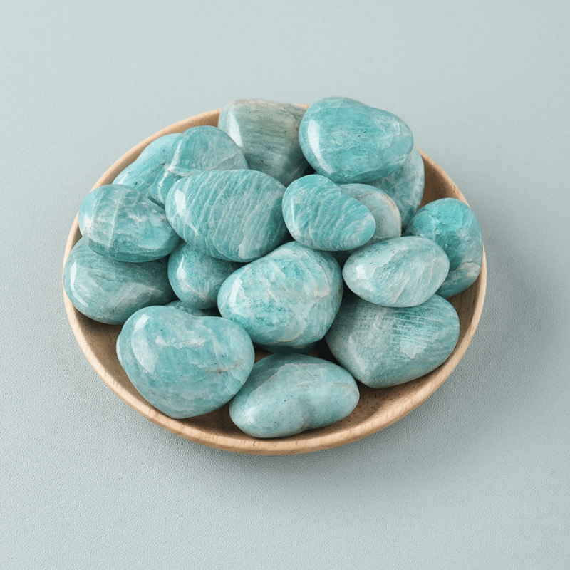 Coeur d'Amazonite | Lithothérapie Stéphanie