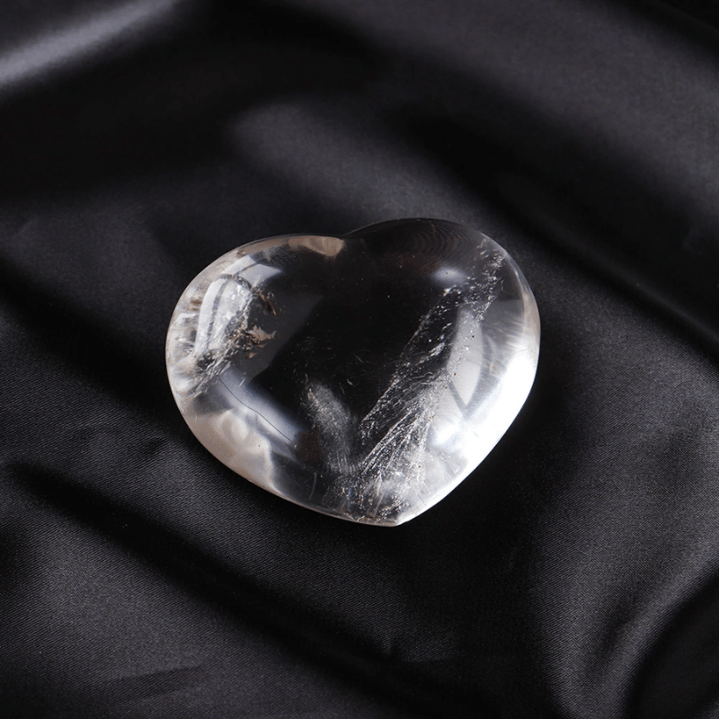 Coeur en Quartz Clair | Lithothérapie Stéphanie