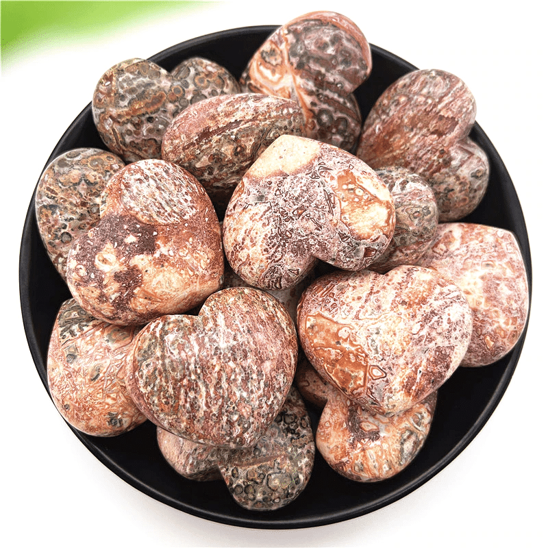 Coeur Jaspe Léopard | Lithothérapie Stéphanie