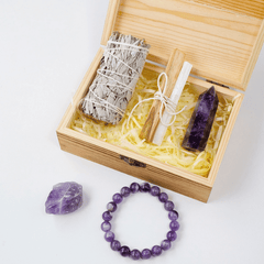 Coffret Lithothérapie Améthyste | Lithothérapie Stéphanie