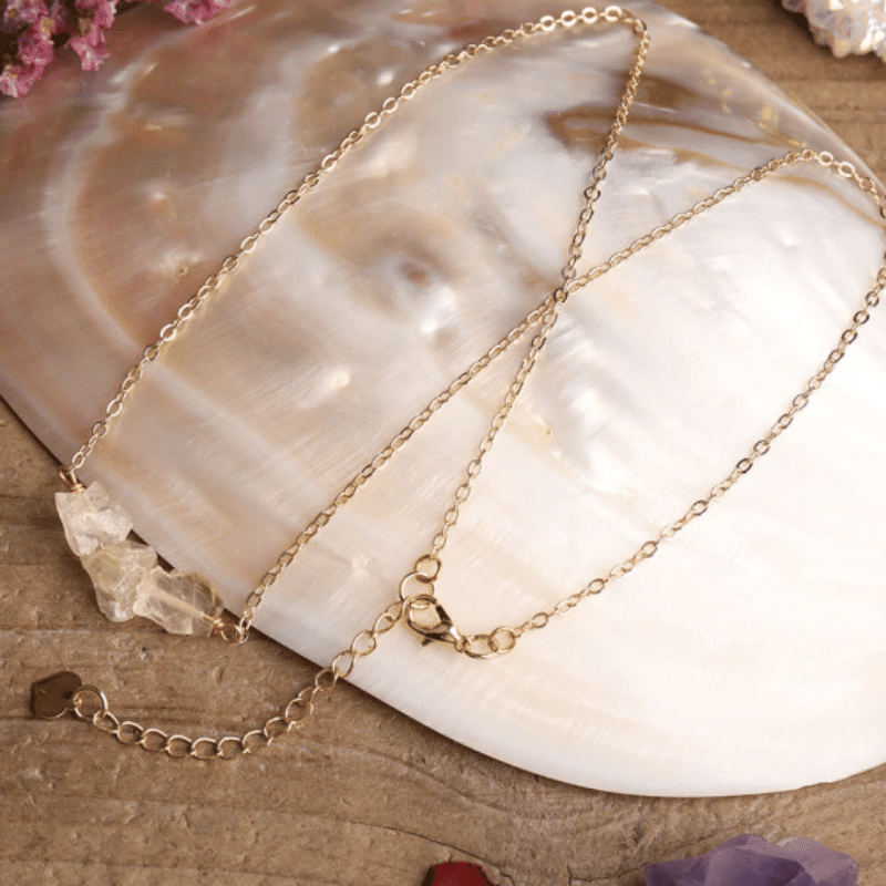 Collier Chips en Pierre Citrine | Lithothérapie Stéphanie