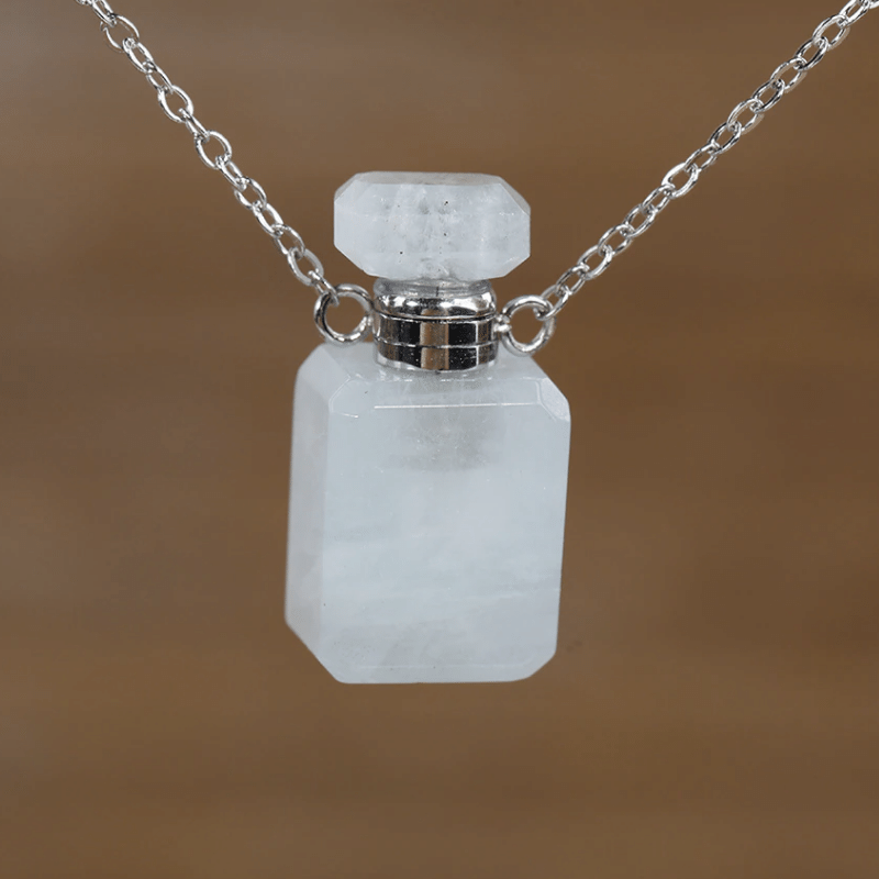 Collier Parfum en Aigue Marine | Lithothérapie Stéphanie