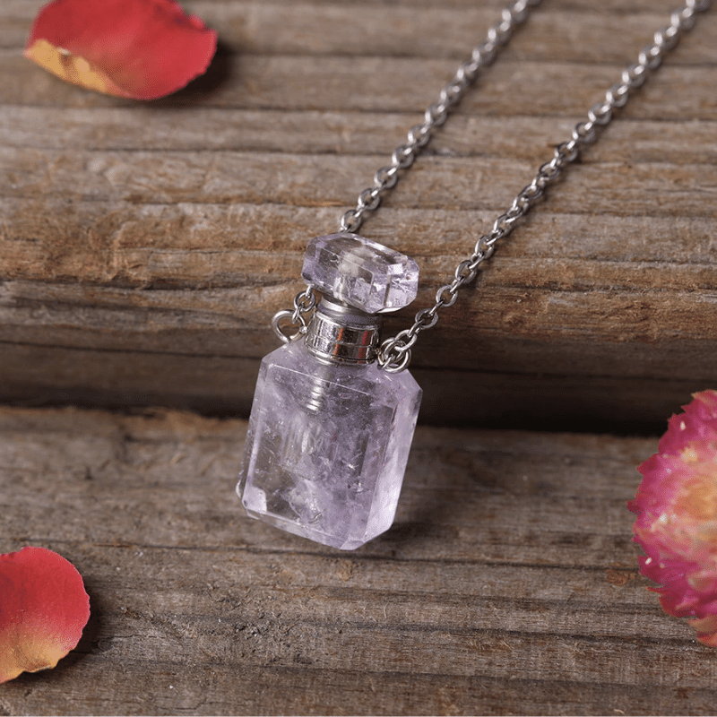 Collier Parfum en Améthyste | Lithothérapie Stéphanie