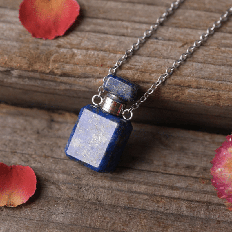 Collier Parfum en Lapis Lazuli | Lithothérapie Stéphanie