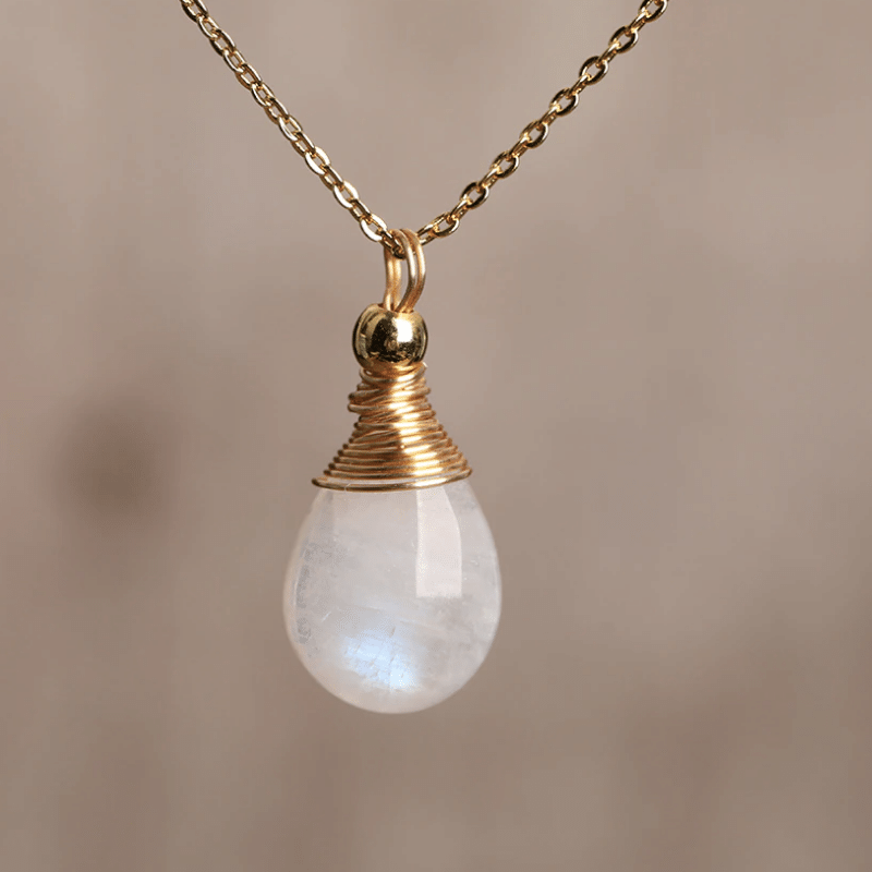 Collier en Pierre de Lune | Lithothérapie Stéphanie