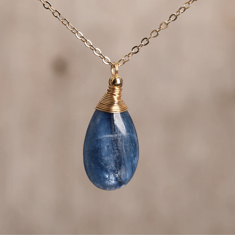 Collier en Pierre Kyanite | Lithothérapie Stéphanie