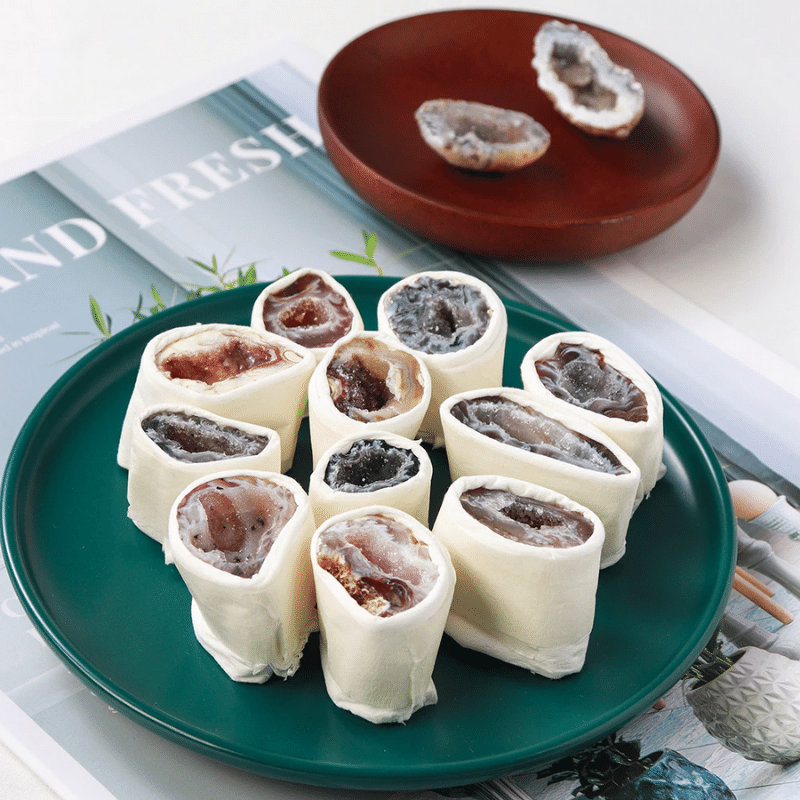 Géode Agate Naturelle | Petite Taille | Lithothérapie Stéphanie