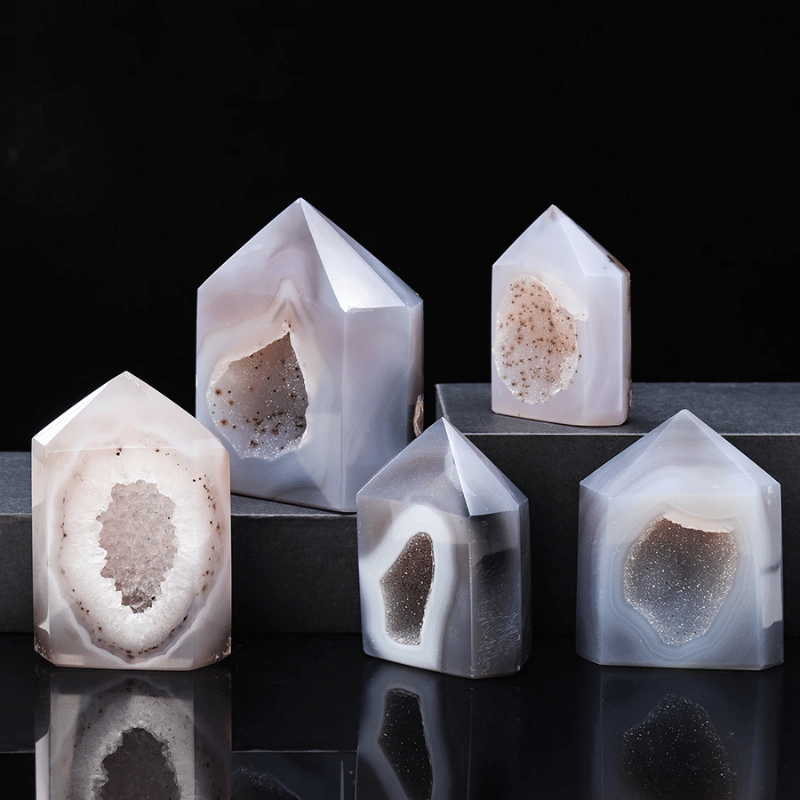 Géode Agate | Lithothérapie Stéphanie