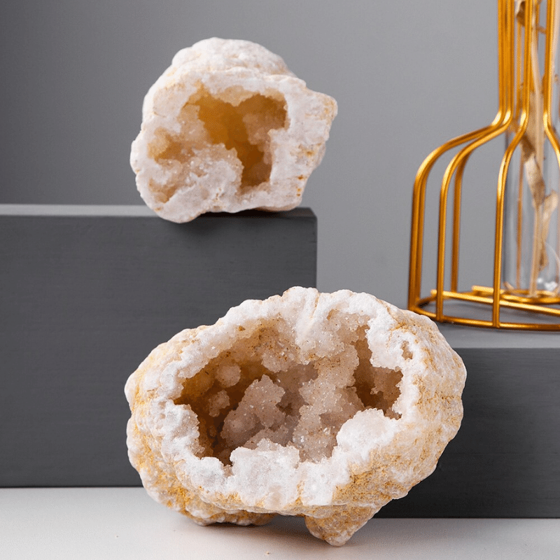 Géode de Quartz pour le Rechargement des Pierres | Lithothérapie Stéphanie