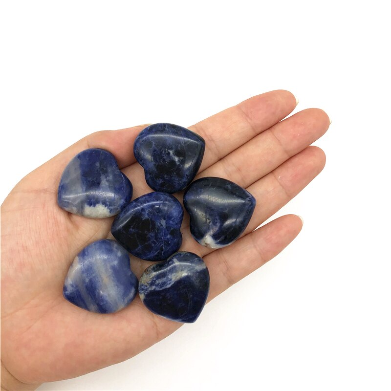 Coeur en Sodalite Naturelle | Lithothérapie Stéphanie