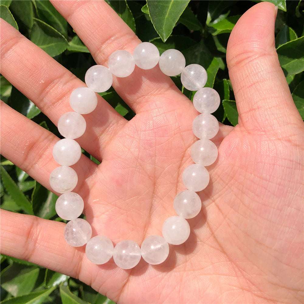 Bracelet de Quartz Laiteux | Lithothérapie Stéphanie