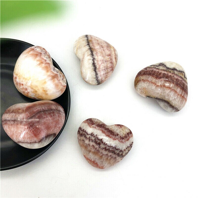 Coeur Rhodochrosite | Lithothérapie Stéphanie