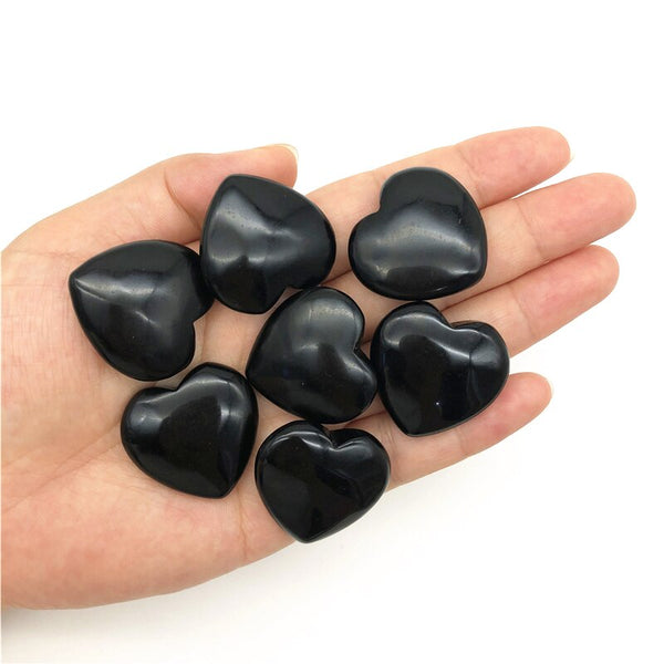 Coeur d'Obsidienne Noire l Lithothérapie Stéphanie
