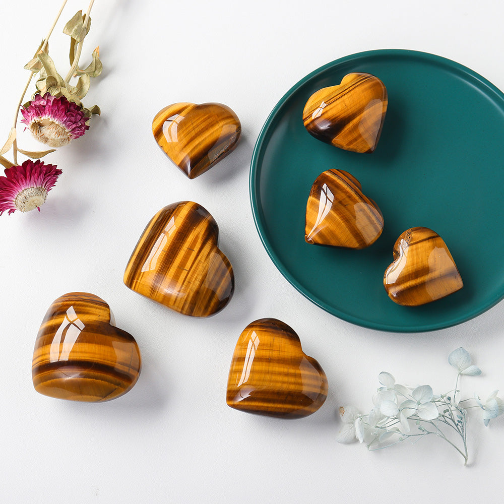 Coeur Oeil de Tigre | Lithothérapie Stéphanie