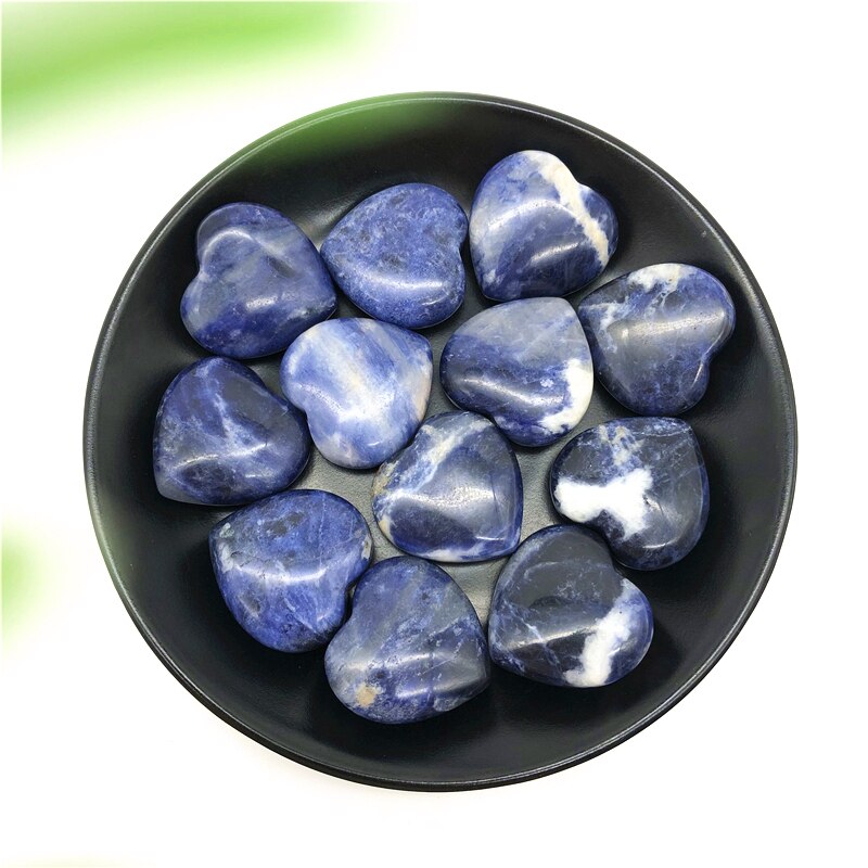 Coeur en Sodalite | Lithothérapie Stéphanie