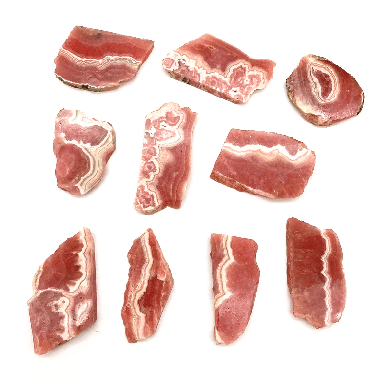 Petite Tranche de Rhodochrosite Véritable | Lithothérapie Stéphanie