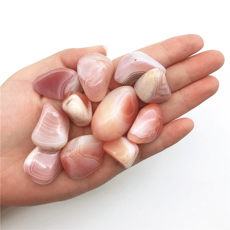 Agate Botswana Roulée | Lithothérapie Stéphanie