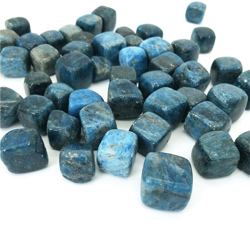 Pierre Apatite Bleue Roulée | Lithothérapie Stéphanie