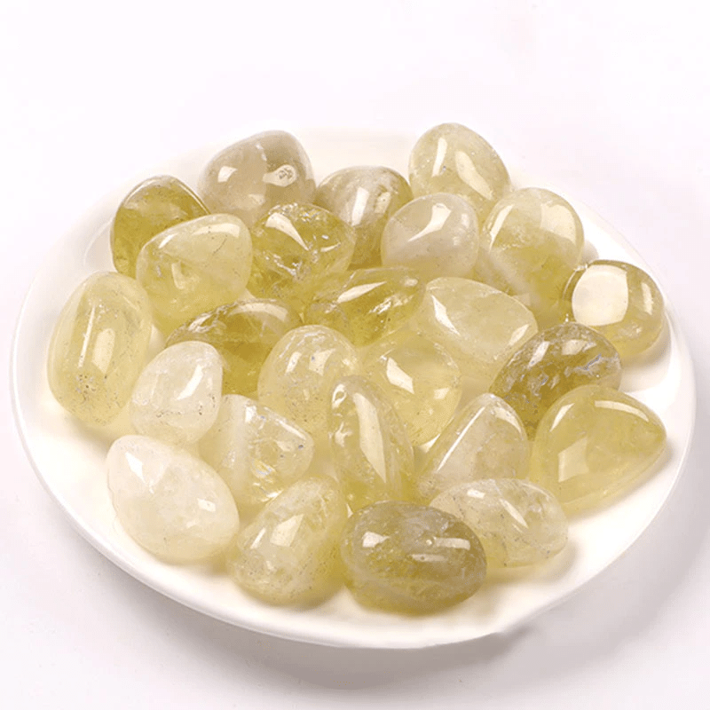 Pierre Roulée | Citrine Naturelle | Lithothérapie Stéphanie