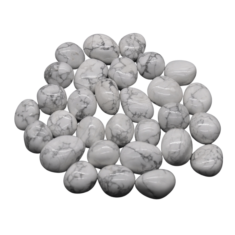 Pierre Roulée | Howlite | Lithothérapie Stéphanie