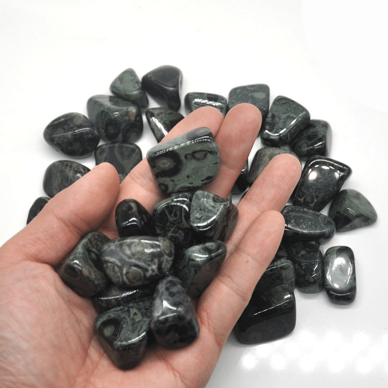 Pierre Roulée | Jaspe Crocodile | Lithothérapie Stéphanie