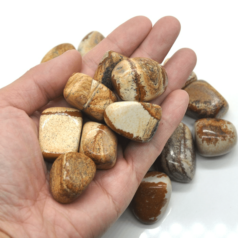 Pierre Jaspe Paysage Roulée | Lithothérapie Stéphanie