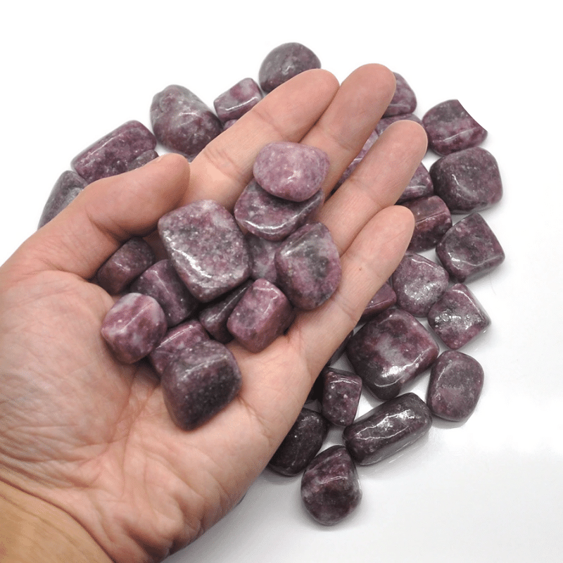 Pierre Lépidolite Roulée | Lithothérapie Stéphanie