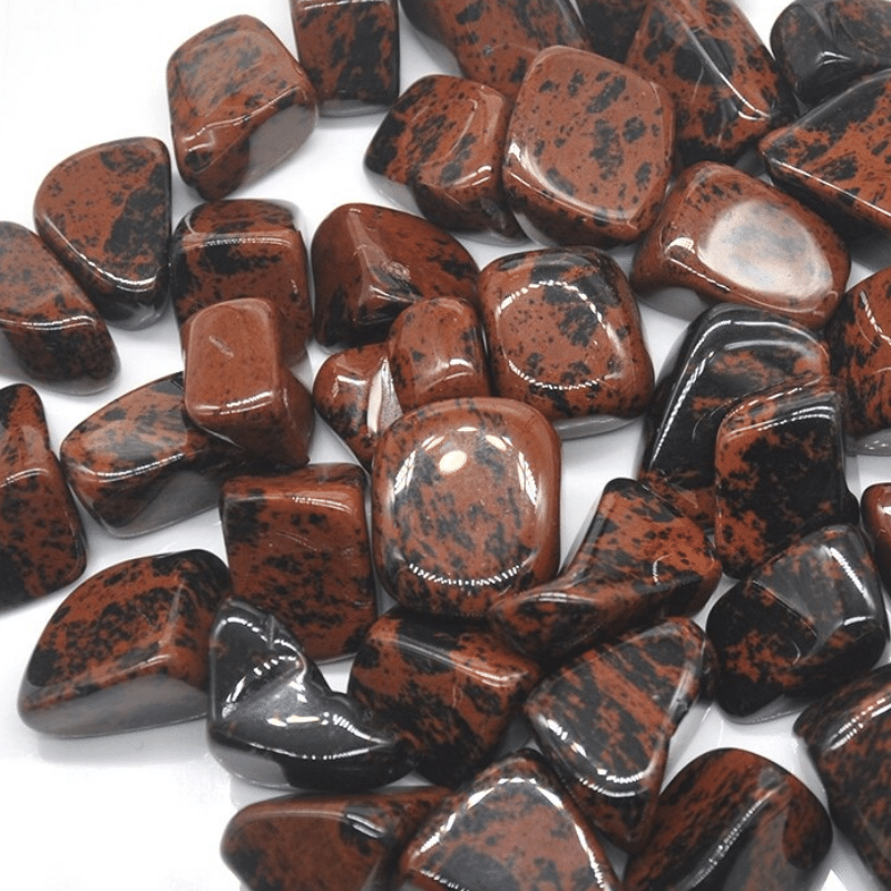 Obsidienne Acajou Roulée | Lithothérapie Stéphanie