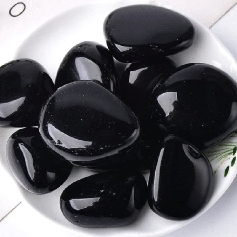 Pierre Roulée | Obsidienne | 100g | Lithothérapie Stéphanie