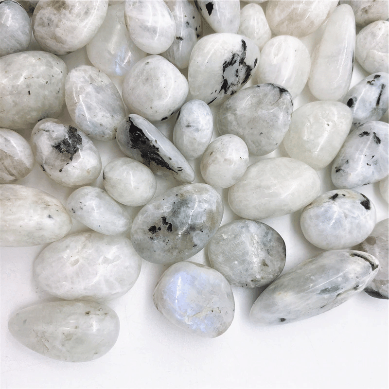 Pierre Roulée | Pierre de Lune | 50g | Lithothérapie Stéphanie