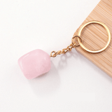 Porte-Clés en Quartz Rose | Lithothérapie Stéphanie