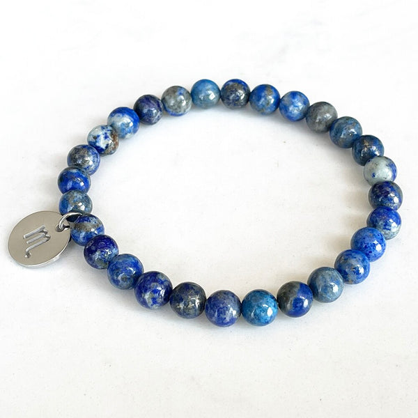 Bracelet Zodiaque en Lapis Lazuli