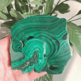 Morceau de Malachite Naturelle | Lithothérapie Stéphanie