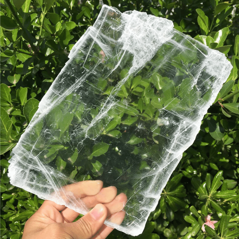 Tranche Pierre Sélénite | Lithothérapie Stéphanie